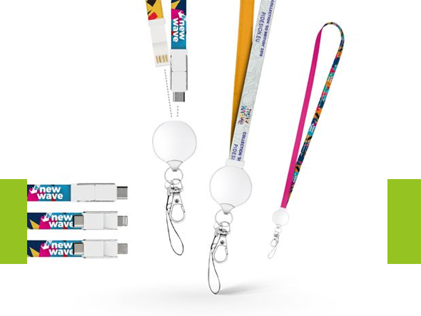 In fiera con il nuovo lanyard USB 3-in-1