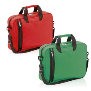 Borsa portadocumenti in poliestere con patta frontale con chiusura a deals clip