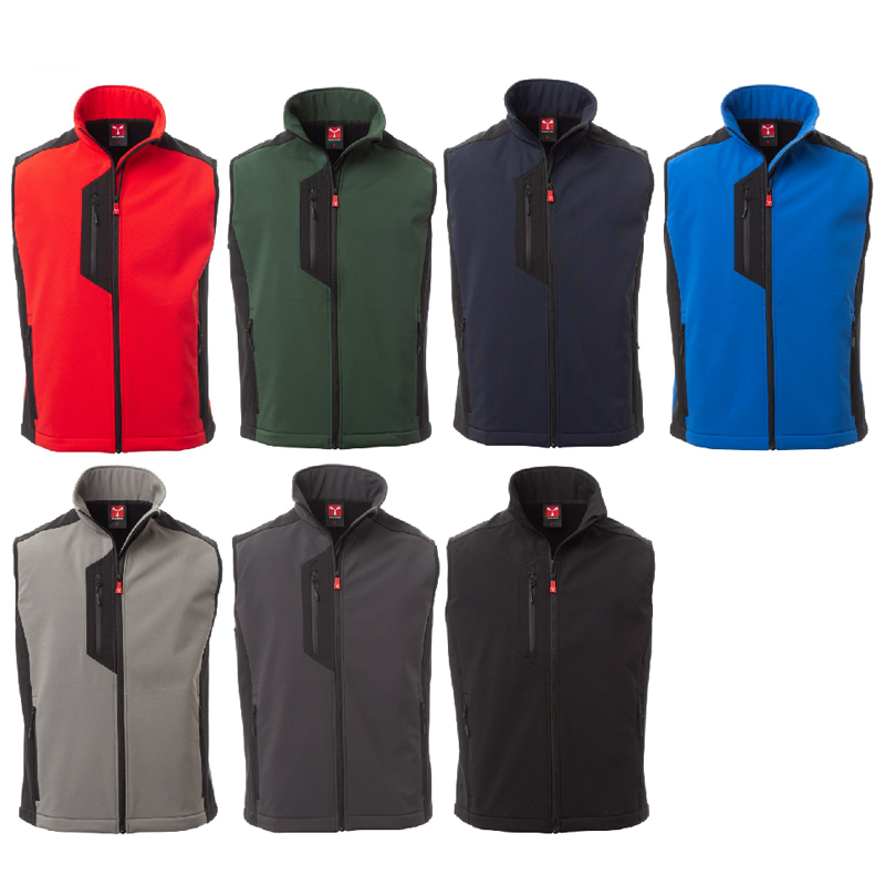 Varianti di colore del gilet softshell Cork bicolore disponibile.