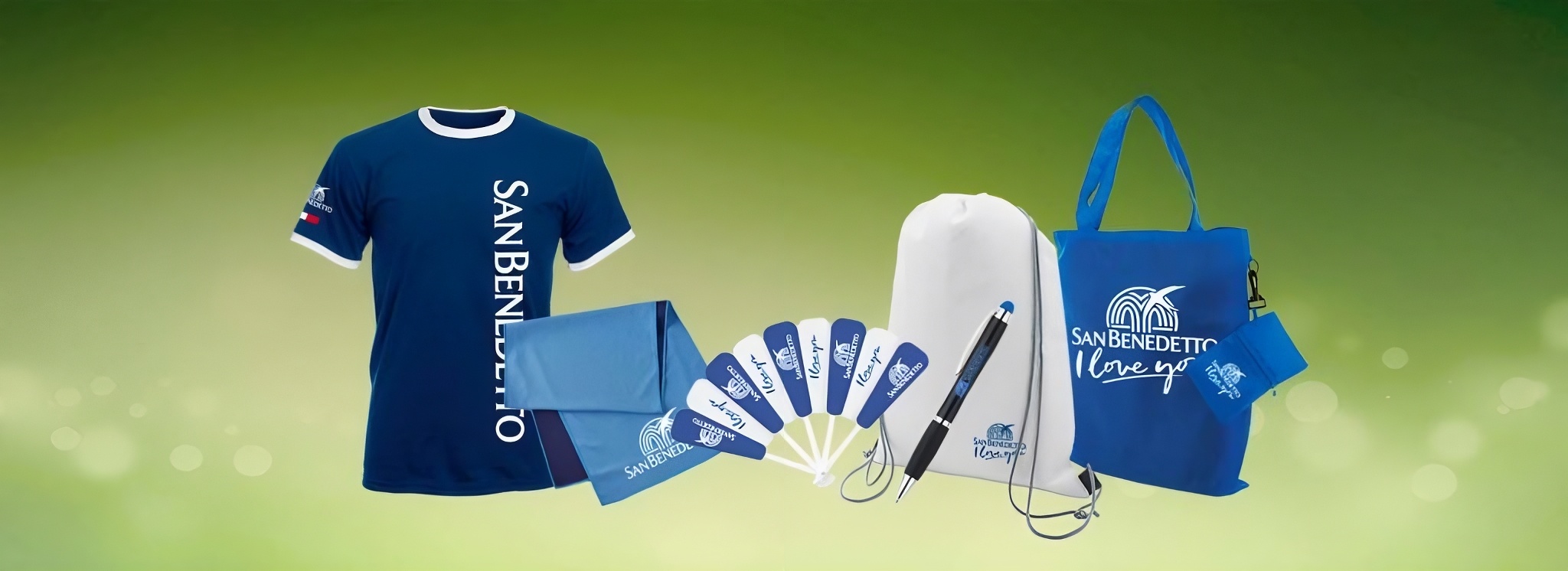 Merchandising ufficiale Acqua San Benedetto